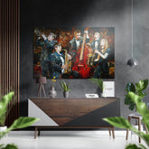Music Brushed Aluminium Dibond Wall Art.